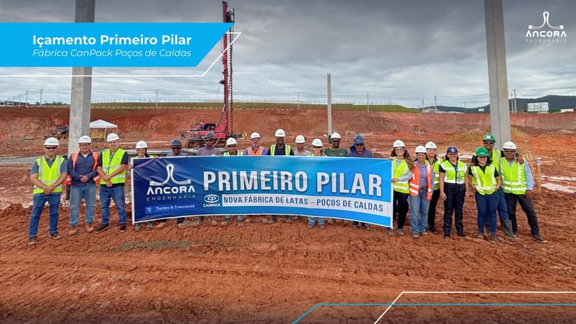 Um novo marco na obra da CanPack em Poços de Caldas